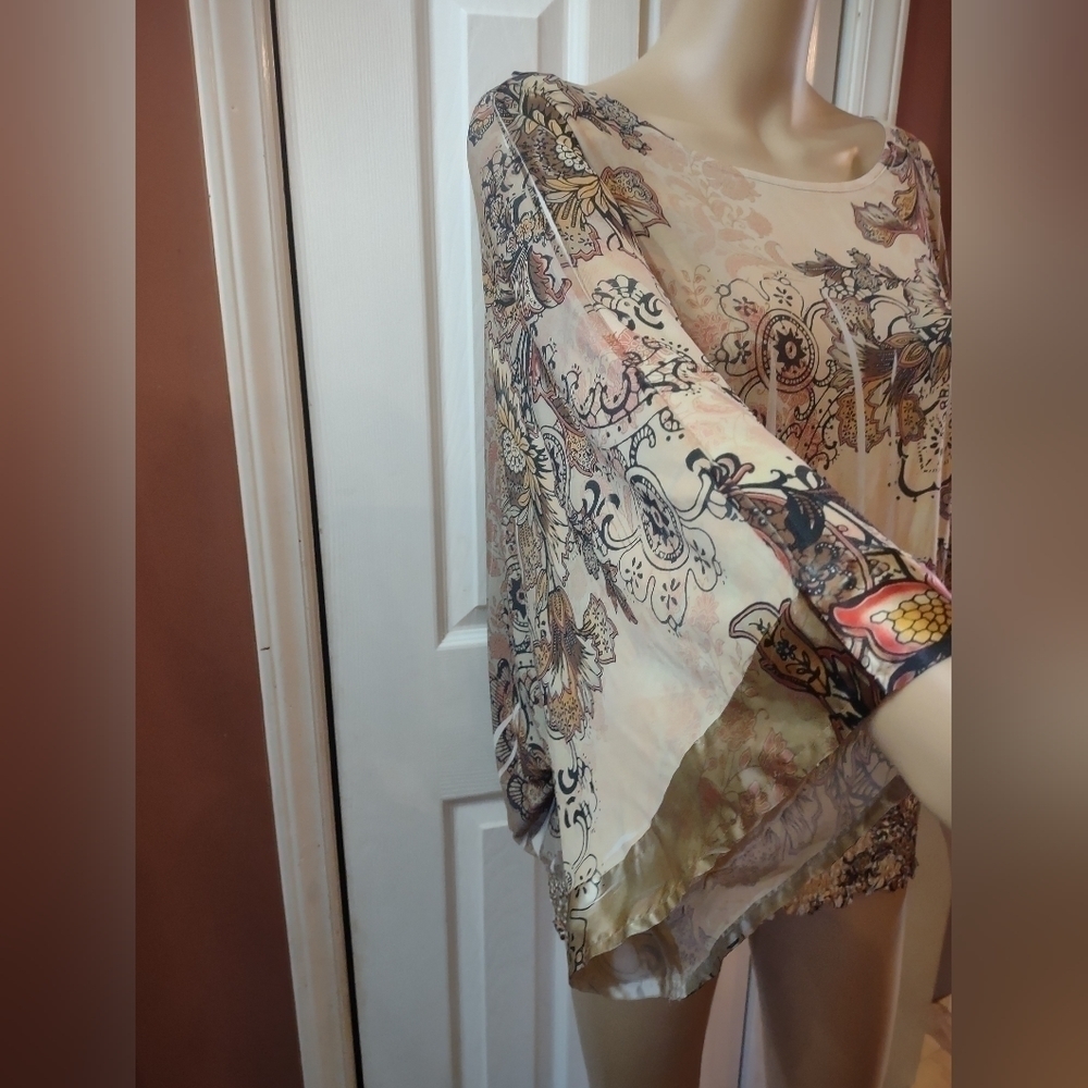 Cato women's size large long sleeve blouse shirt top - Picture 2 of 7